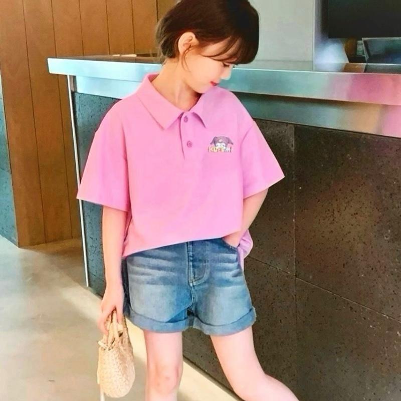 MẦM BABY(15-45kg) ÁO POLO CỘC TAY CỔ SEN VÀ CỔ VUÔNG DÀNH CHO BÉ GÁI, CHẤT LIỆU MỀM MÁT THẤM HÚT MỒ HÔI