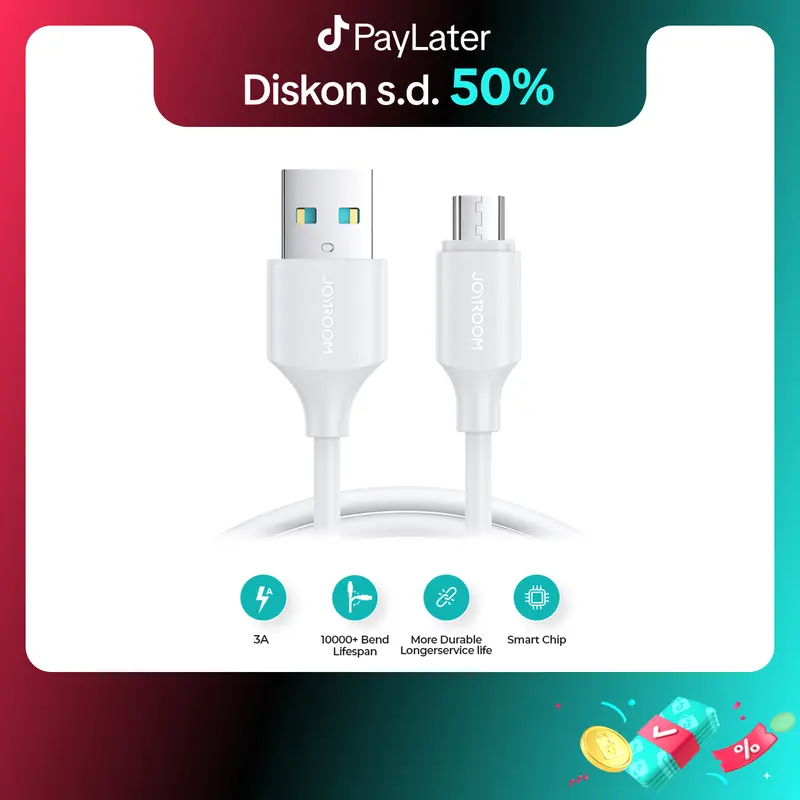 JOYROOM A9 Kabel Data Micro Fast Charging 2.4A 0