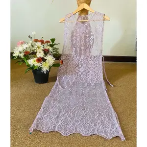 NR- Outer Brokat|Outer Brokat lace|brokat tile|Outer brokat kekinian dress kondangan|Rompi Brokat|kardigan