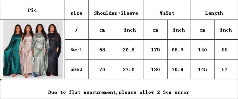 Product Introduction of Shimmer Butterfly abaya ,Batwing shinny abaya, Butterfly caftan Plus size elegant dress 2