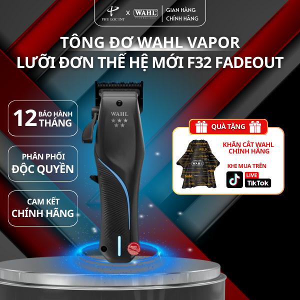 Tông Đơ Cắt Tóc THẾ HỆ MỚI WAHL VAPOR Lưỡi Đơn F32 FADEOUT Chuyên Khung - Fade | Nhập Khẩu Chính Hãng | Bảo Hành 12 Tháng 1