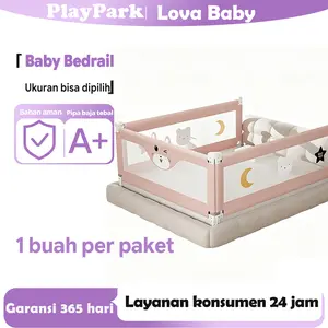 Baby Bedrail Rel Safety Guard Pelindung Tempat Tidur Pagar Extra Tall Pembatas Pengaman Pagar Kasur Bayi Tempat Safety Guard Bedguard Fence Extra Tall bedrail  pagar Kids dijual per satu sisi