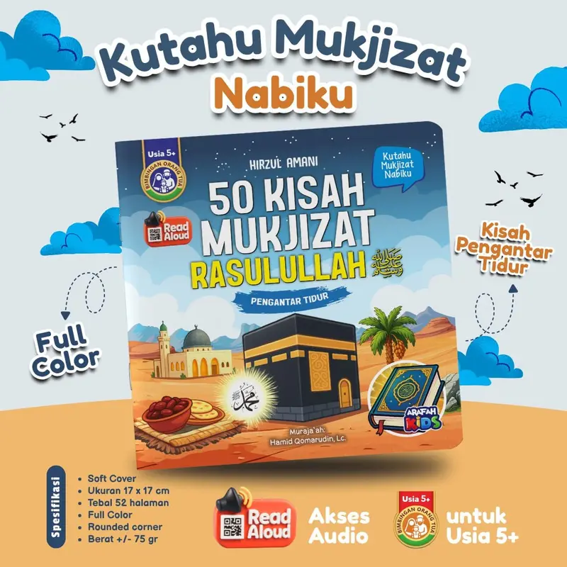 Ready Arafah Kids Cerita Anak Islami 50 Kisah Mukjizat Rasulullah