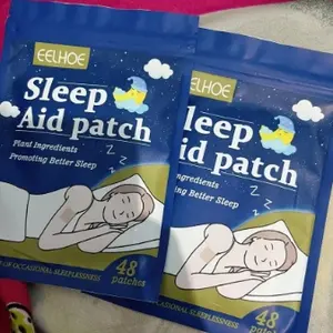48pcs EELHOE Sleep Aid Patch perawatan bantu tidur Natural Sleepy Aid Patch Mengatasi Insomnia Susah Tidur Gangguan Tidur Malam Sulit Tidur Paling Ampuh Insomia Eye Masker