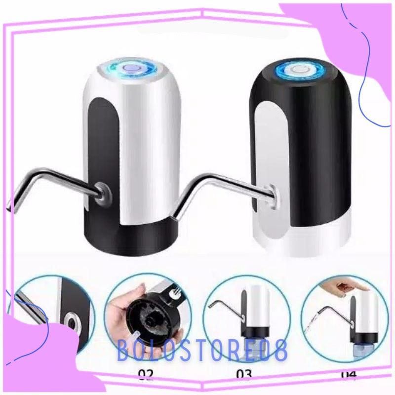 Pompa Air Galon Elektrik Bisa di Charge USB Led 0