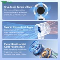 Gambar TNW OK3 Kipas Angin Portable Mini Fan Turbo Kipas Angin 120 Gear High Speed Wind Kipas Angin Digital Display Adjustable - Abu-abu dari TNW Home Kota Tangerang 4 Tokopedia