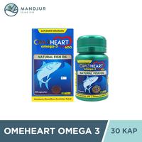Gambar Omeheart Omega 3 Isi 30 Kapsul - Suplemen Kesehatan Omega 3 dari Apotekmandjurofficial Kota Administrasi Jakarta Pusat 1 Tokopedia