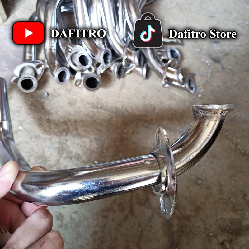 Knalpot copy TZM Project Bass Adem Beat Scoopy Vario Mio Pcx Aerox Nmax Fullset Inlet 26-28 Saringan Full Motorcycle Besi Karbu Racing Sporty Mesin Sepeda shijiro 6