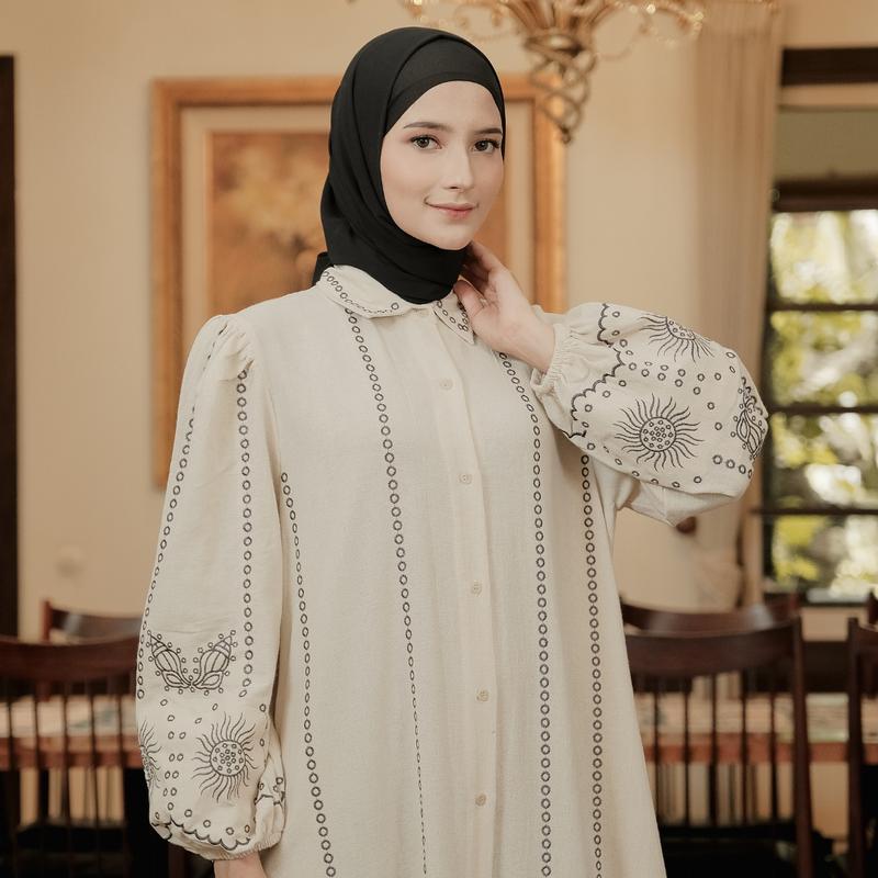 Syiraaswardrobe | Mahreen Family Series - Warna Beige 7