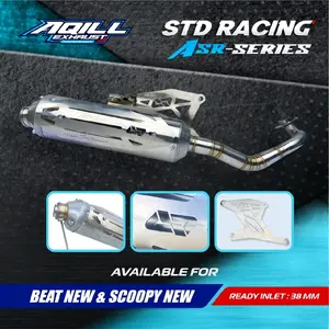 knalpot standar racing aqil exhaust beat new scoppy new 2020 keatas titan series Motorcycle