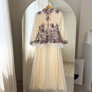 Amirra DRES by Calamaryshop / Dress Wanita / Dress Kondangan / Dress brukat / Ootd Kondangan / Pakaian kekinian