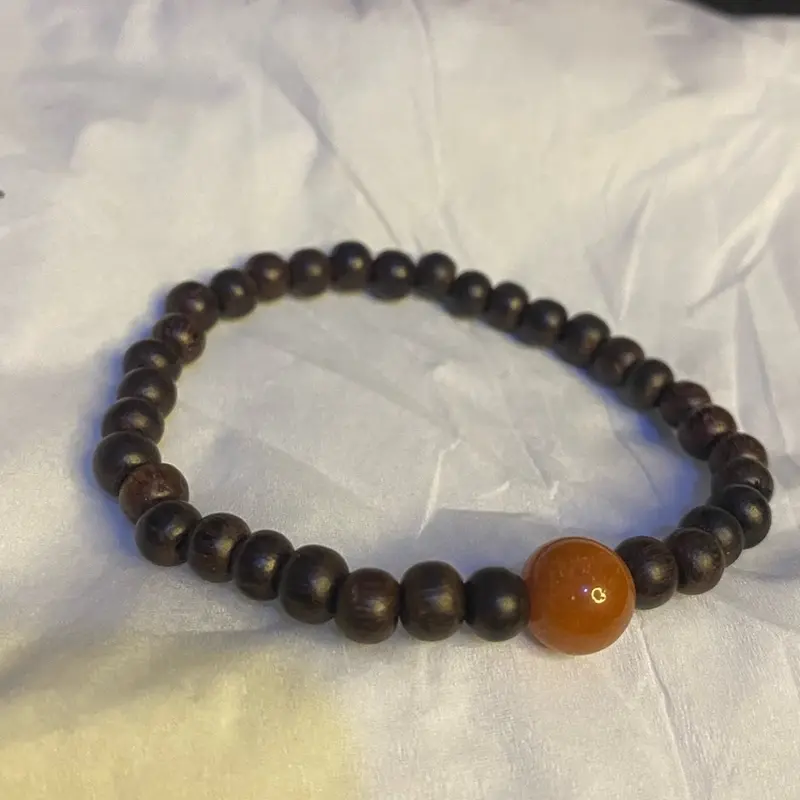 NEW TRENDY GELANG KAYU STIGI KOMBINASI BATU MG MADU Crystal 1