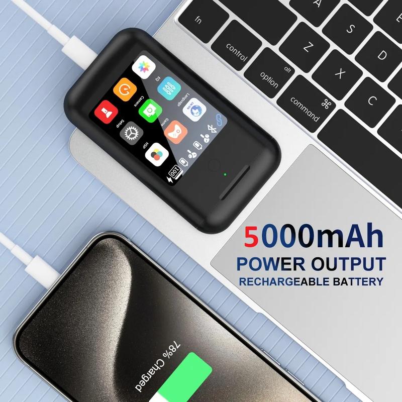 Product Introduction of Tai Nghe Bluetooth, 5000mAh, TF20-2nd A98 HỘP Mới, Màn Hình Đa Phương Tiện 2.8 inch, Cầm Tay, Thiết Kế Kho Báu 3 Trong 1, Đèn Pin 3