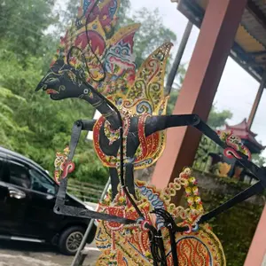 Wayang Kresna Grade 2 Bahan Kulit Gapit Bambu Kualitas Terbaik untuk koleksi Anda