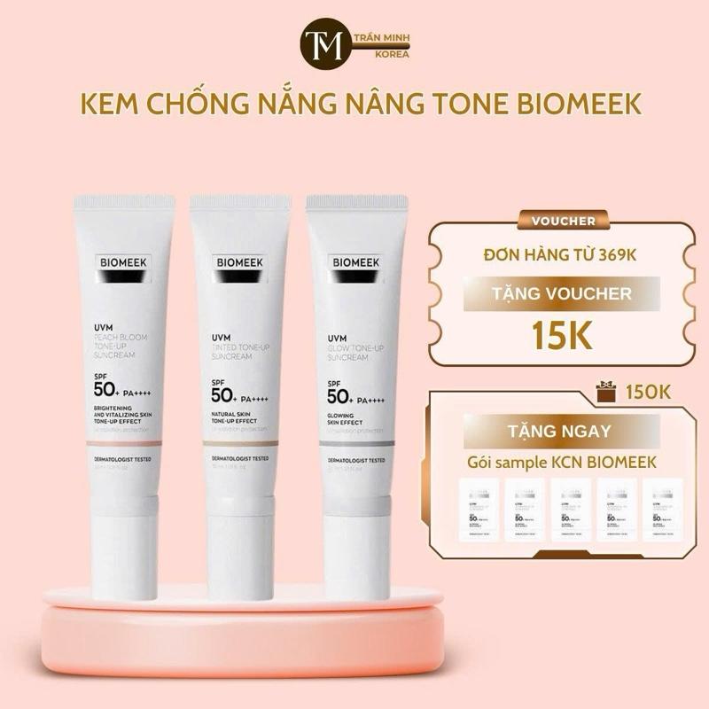  Kem chống nắng BIOMEEK huyết tế bào  UVM SUNCREAM 