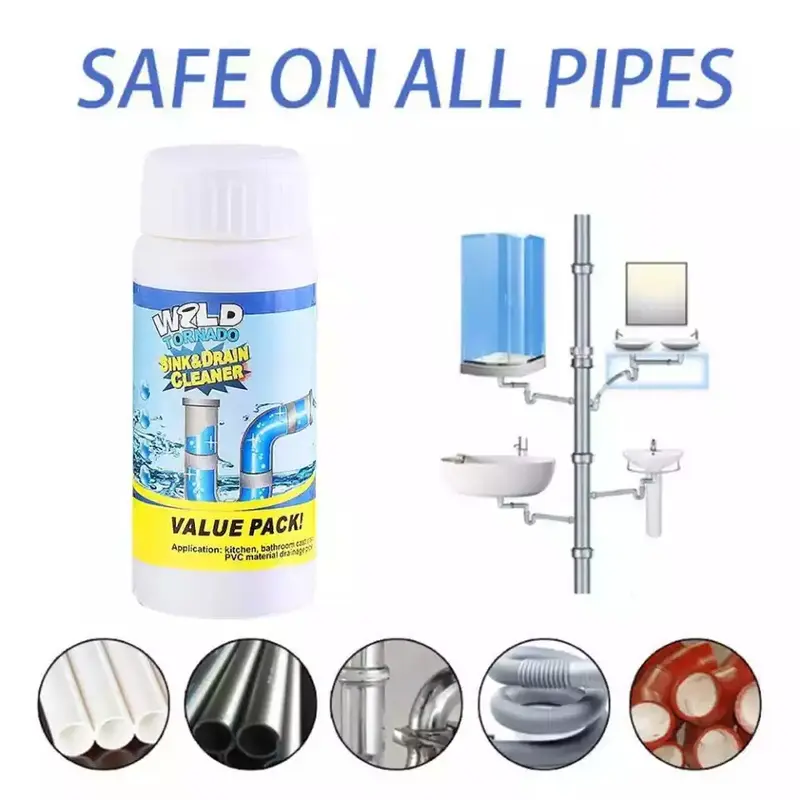 ANTI SUMBAT ANTI MAMPET PALING AMPUH UNTUK TOILET WESTAFEL SINK SALURAN AIR KAMAR MANDI PIPA WILD TORNADO ORIGINAL Cleaner 1