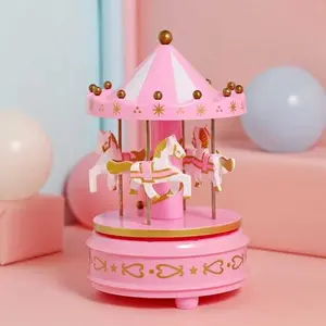 COD Kotak Musik Musical Box Carousel Putar Otomatis Kado Ulang Tahun Happy Birthday
