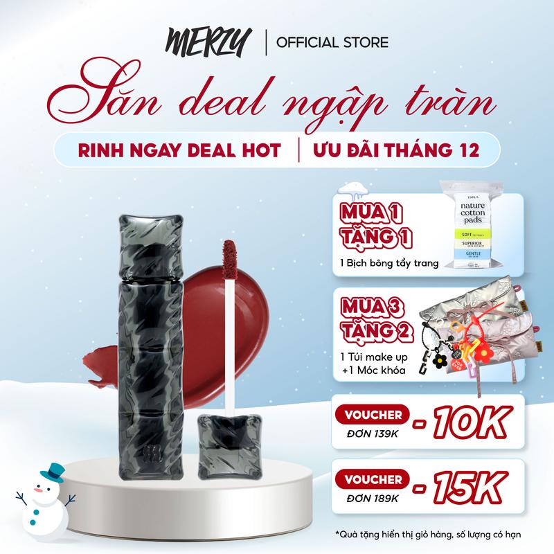 NEW V6 - SON PHAO Son Kem Lì Merzy Puffer Velvet Tint