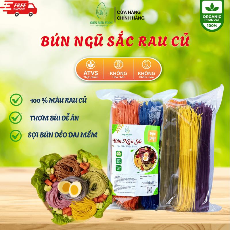  Bún Ngũ Sắc Rau Củ Sấy Khô Điện Biên Hỗ Trợ Vóc Dáng - Thực Dưỡng - Ear Clean 