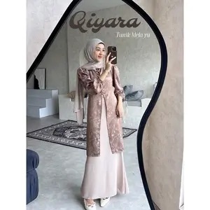 Qiyara tunik 2 new series (Hanya Atasan motif tunik melayu wanita)