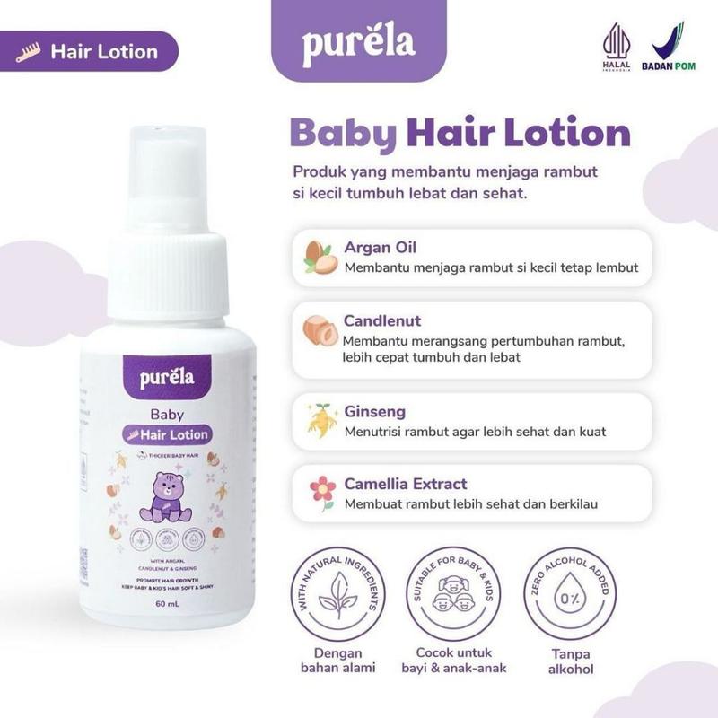 🅾🆁🅸 Purela Skincare For Newborn Paket + Soothing Baby Cream Skincare Bayi dan Anak 6