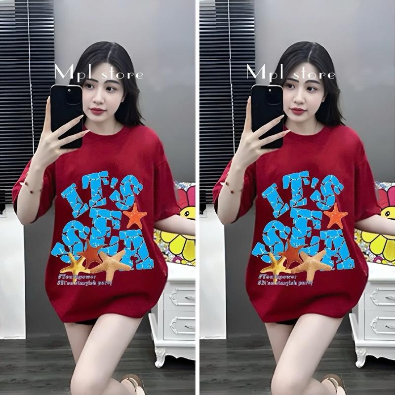    BST hè   Áo phông in Ngôi sao ITs SEA  áo thun nam nữ mặc hè   Be là màu Vàng   