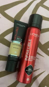 Product Review of [PAKET HEMAT] L'Oreal Paris Infallible 32H Matte Cover Foundation + Setting Spray from D**i M**n 0