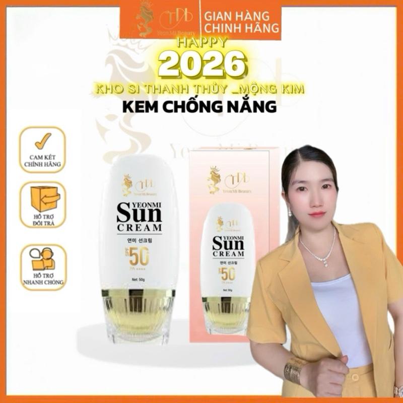  KEM CHỐNG NẮNG TN_YEONMI_BEAUTY SPF 50+PA++KỀM DẦU  KHÁNG NƯỚC Làm Đẹp Da Skincare 