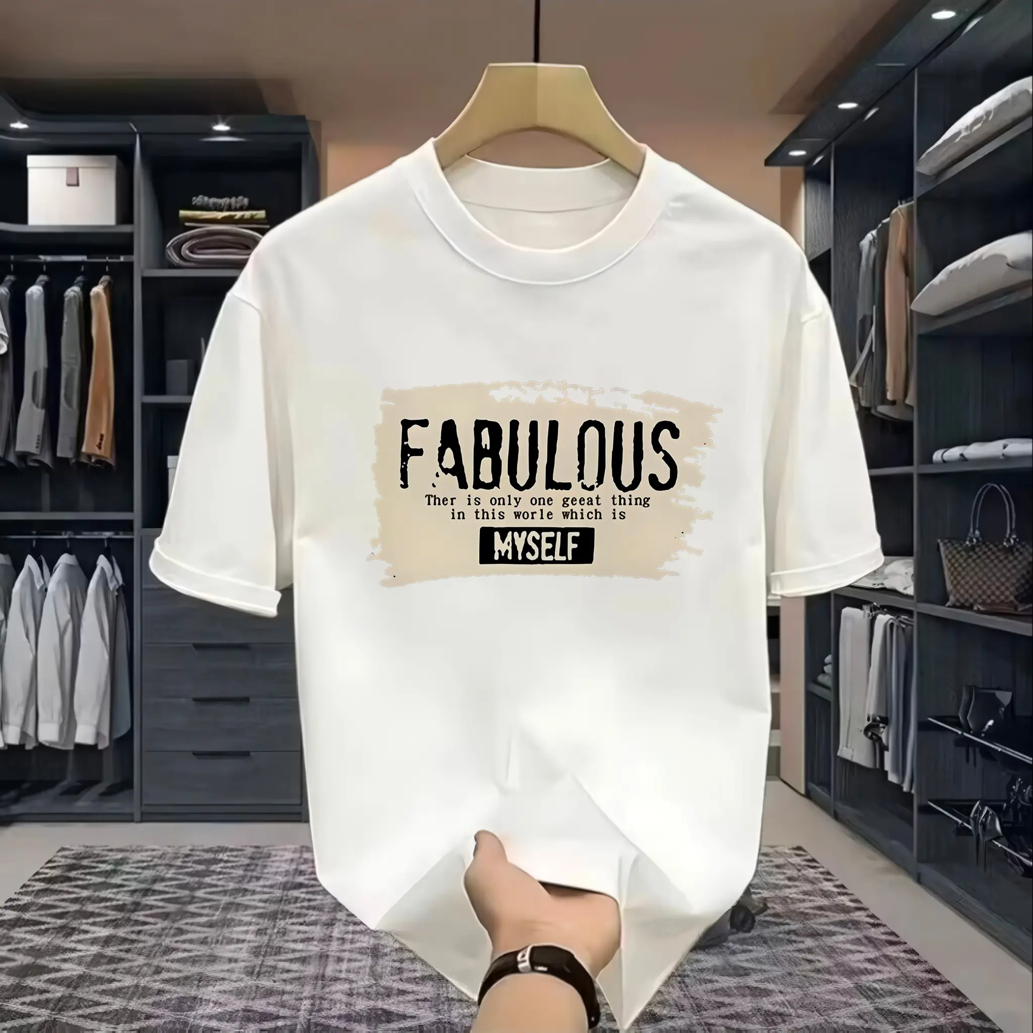 ZHRA T-shirt Kaos Pria wanita / Kaos distro fabulous  Keren/ Kaos Unisex Lucu / Kaos china korea