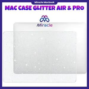 Case Laptop 13 Inch Support Mac Neo Glitter Bintang Transparan Colour White & Black Pro M1 13 New Air 13 M1 New Air M2 M3 A3113 A2681 A2289 A2251 A2338 A2337 A2179 Casing Epel Hardcase Biru silikon Casing Computer Laptop hard case  bening  laptop Casing