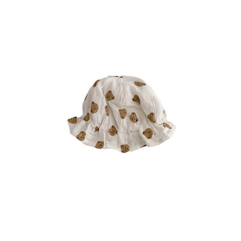 Cute Baby Sun Hat Soft  Cotton Toddler Bucket Bonnet Spring Summer Thin Breathable Infant Fisherman Cap for Boy Girl 3-15 Months 9