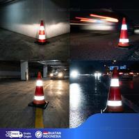Gambar KERUCUT LALU LINTAS / TRAFFIC CONE SAFETY / KERUCUT PEMBATAS JALAN - Hitam dari SSBO Toko Kab. Tangerang 5 Tokopedia