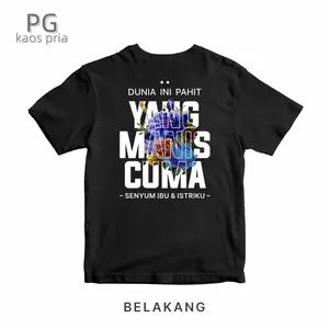 Kaos Pria Wanita Motif Tulisan Romantis Humor Depan Belakang, Desain Kata-Kata Unik Kekinian, Nyaman Dipakai Sehari-hari