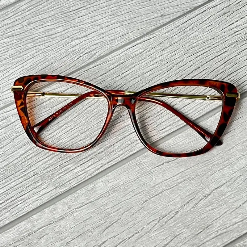 {BELI 1 GRATIS 1 KACAMATA NORMAL}Kacamata terlaris semi cat eye keysha 9012 bisa custom minus cylinder Frame Lensa Plastik Bluecromic Eyewear Titanium Hitam Glasses Photocromic Wanita 4