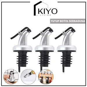 KIYO Tutup Botol Kecap Minyak Kecap Sirup Madu Penutup Stainless Steel