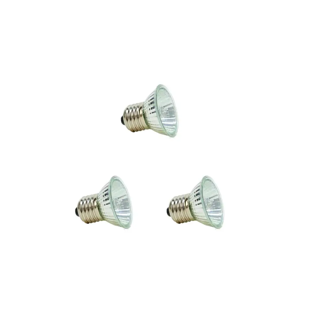 3 X (Multi) Reptiles Heating Lamp Growth Metal Glass Full Sunlamps Bulbs Universal Warm Lights Heat Equipment Accessories