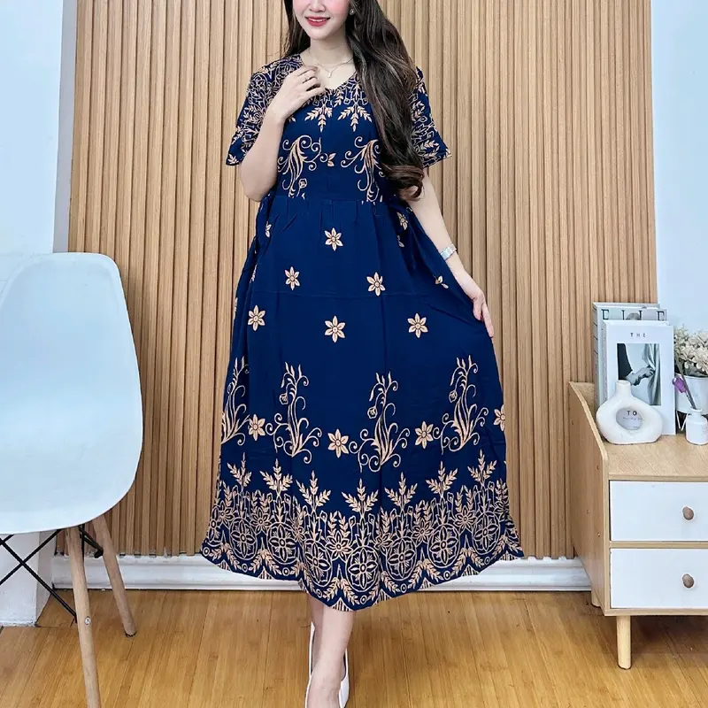 Daster Chibi Motif Terbaru Murah Mewah dari Rayon - Model Panjang Busui Bumil 2