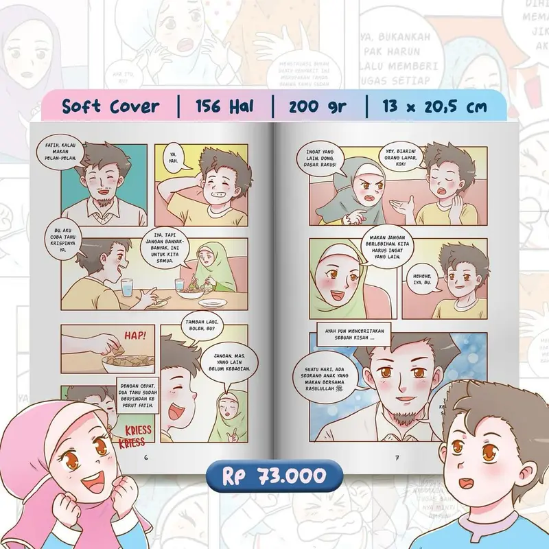 Komik Puber Tanpa Baper : Persiapan Menghadapi Masa Akil Baligh (Untuk Putra & Putri) / Nurul Chomaria 1