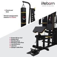Gambar Home Gym 3 Station 150LBS iReborn Factor - Alat Fitness Gym Olahraga Rumahan dari iReborn Fitness Surabaya Kota Surabaya 4 Tokopedia