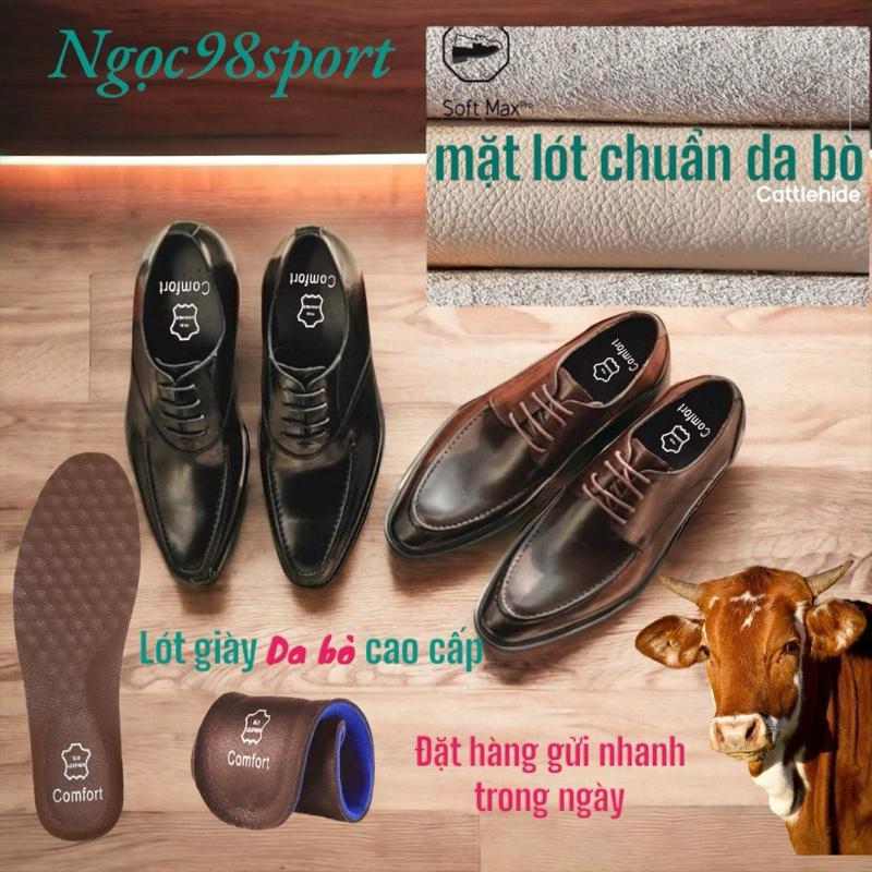 Lót giày da bò cao cấp ,êm hút ẩm khử mùi  nam nữ  dùng giày da , giày lười, giày thể thao , sục ,boss , guốc, công nghệ kết hợp 3 lớp mới nhất 2024 Miếng Lót Giày