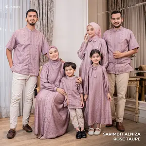 [READY STOCK] Tazbiya Sarimbit Alniza Series | Baju Sarimbit Lebaran | Baju Sarimbit | Baju Sarimbit Keluarga | Sarimbit 2026