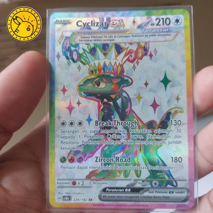 Jual New Cyclizar Ex Sr Sv8S Pokemon Tcg Indonesia Original Best Seller Termurah - Kota Administrasi Jakarta Selatan - Qajhuo796 | Tokopedia Jual New Cyclizar Ex Sr Sv8S Pokemon Tcg Indonesia Original Best Seller Termurah - Kota Administrasi Jakarta Selatan - Qajhuo796 | Tokopedia