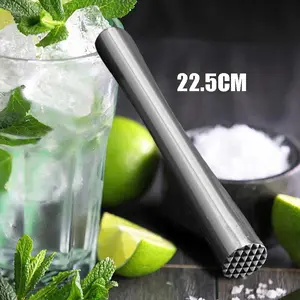 Penumbuk Es Batu Batu Es Crusher Bar Muddler Stainless