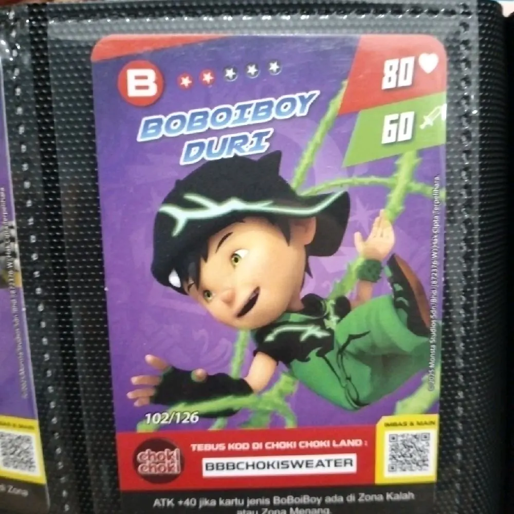 102/126 BOBOIBOY DURI