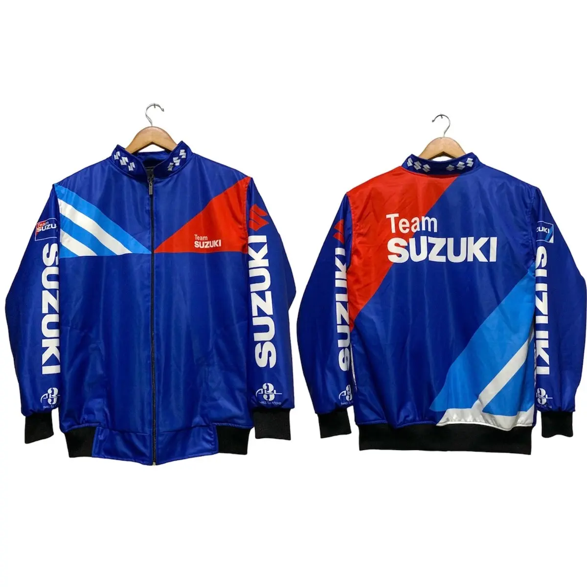 JAKET RACING SUZUKI NASCAR VINTAGE SIZE M L XL XXL JAKET SUNMORI JAKET KEREN JAKET MOTOR PRIA WANITA Bomber Unisex Santai jake t