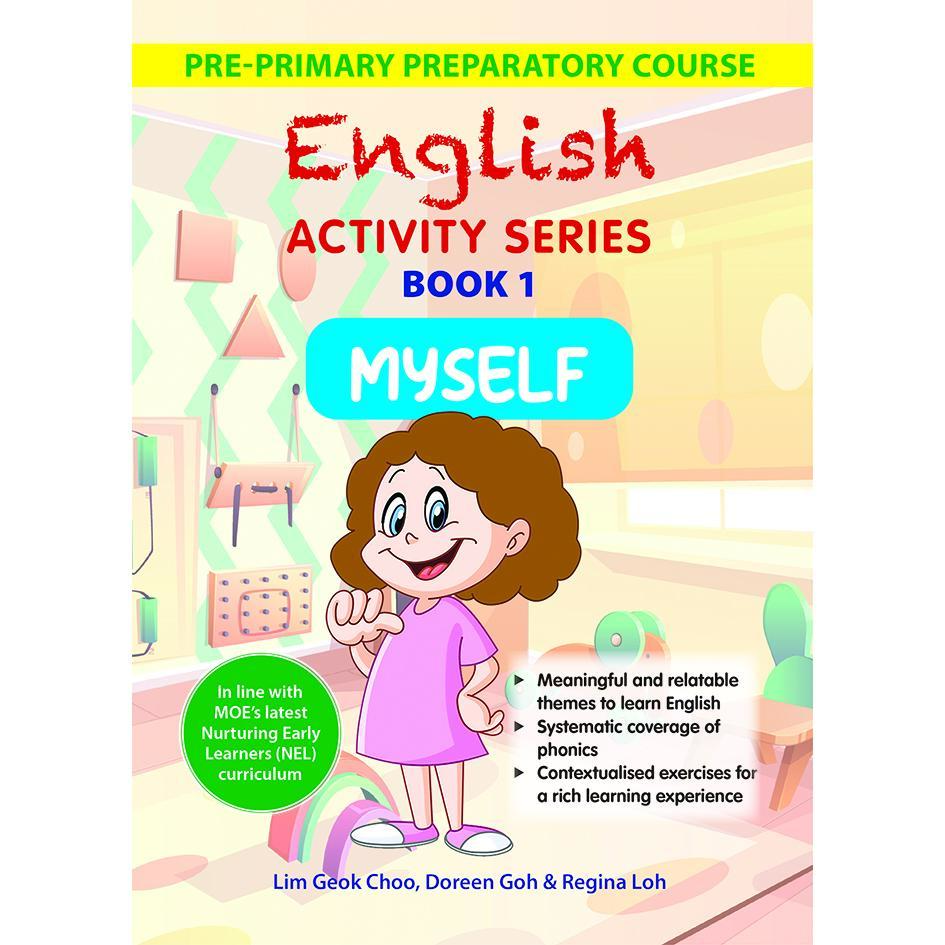 Pre-primary Preparatory Course English Activity Series for Early Learners Book 1 – Myself (Phonics/ Preschool English/Literacy)