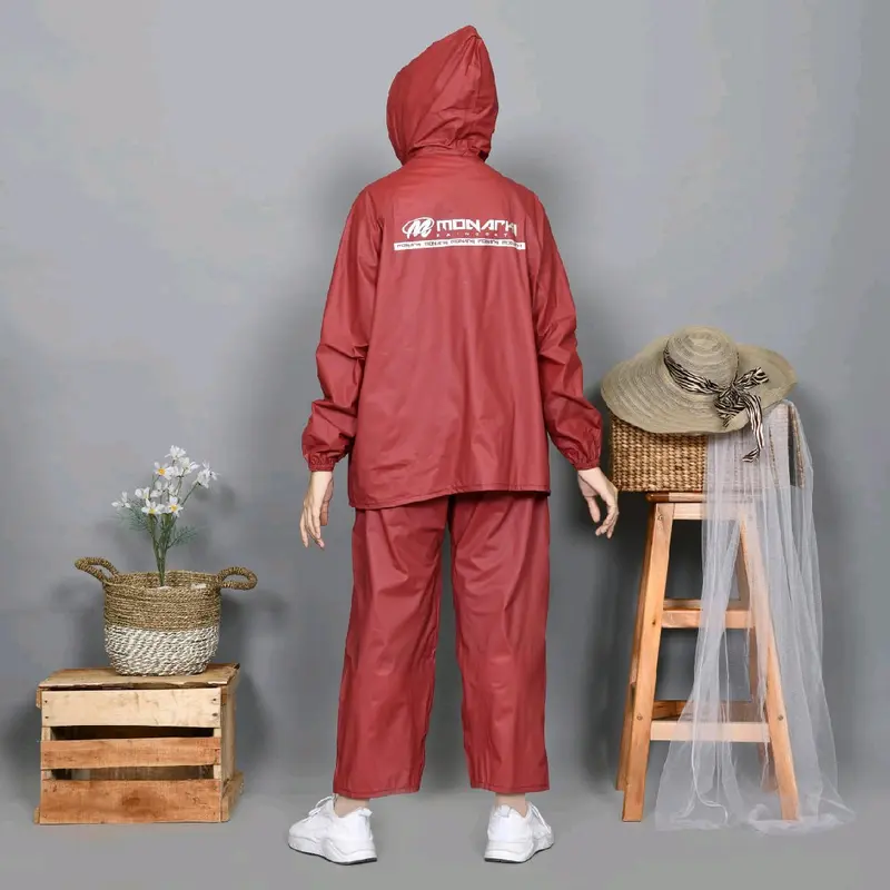 set telan jas hujan pria wanita BY MONARKI bahan PVC 025 anti rembes tahan lama 3
