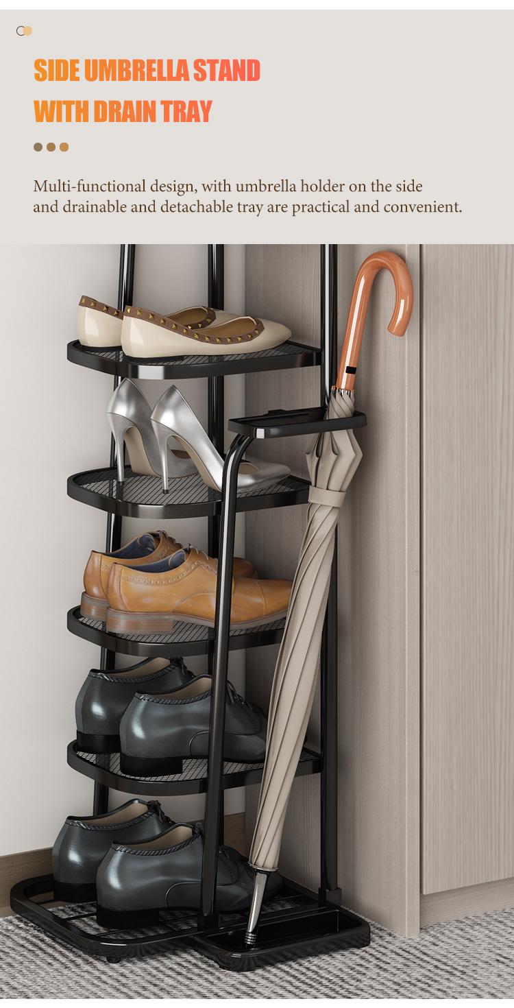 WARM LAB Rak sepatu besi sederhana dan sederhana Instalasi besar multi-lapisan sederhana WARM LAB Rak sepatu besi sederhana dan sederhana Instalasi besar multi-lapisan sederhana