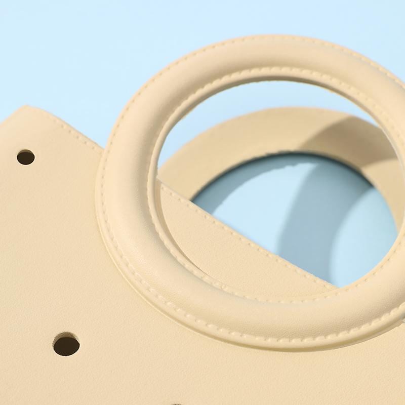 HOLO Tas Mini Tote Bag DIY Tas Pantai Wanita Korea EVA Tas Belanja Tas Tangan Aesthetic Polo