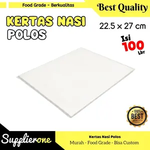 Kertas Nasi KFC polos isi 100lbr , Kertas Nasi KFC, Wrapper Nasi, Kertas nasi Anti Lengket